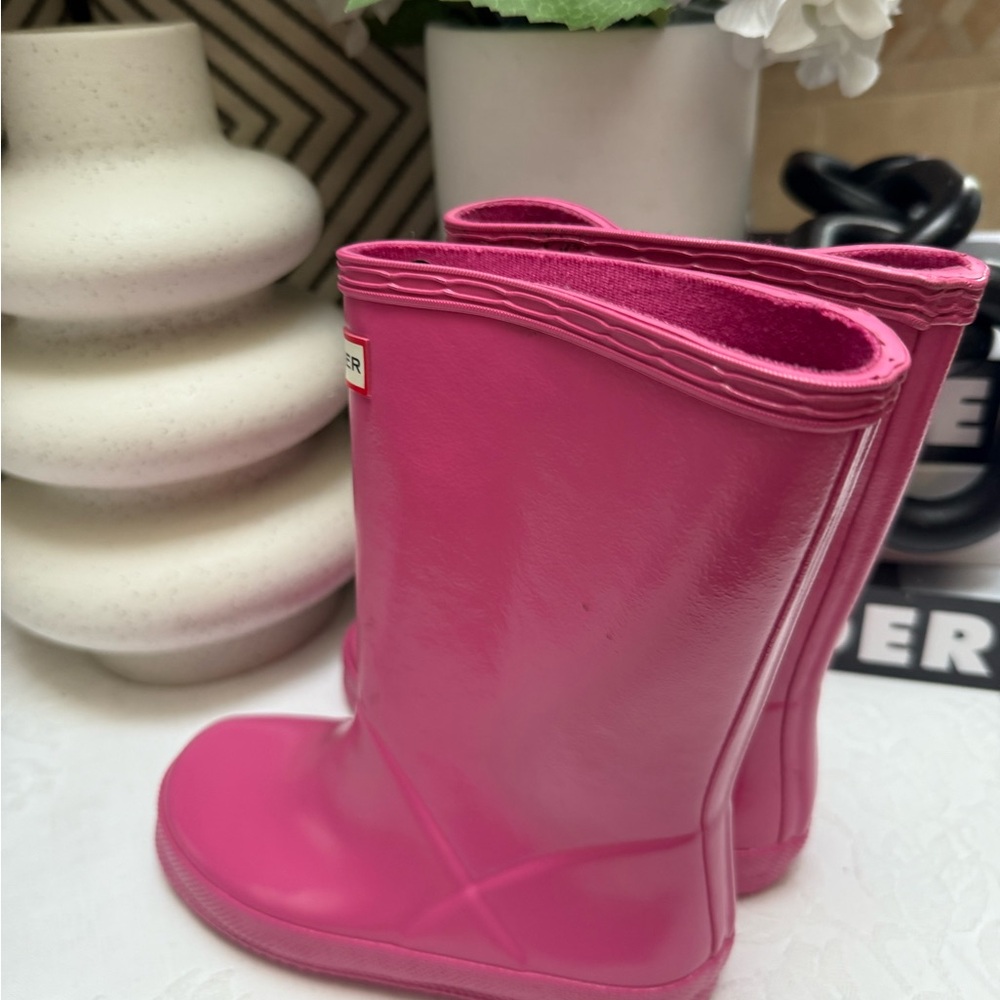Hunter Pink Rain & Snow Boots Waterproof Mid-Calf - Picture 11 of 11